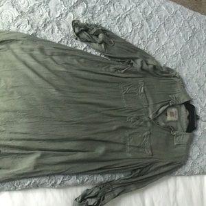 3/4 length t-shirt dress